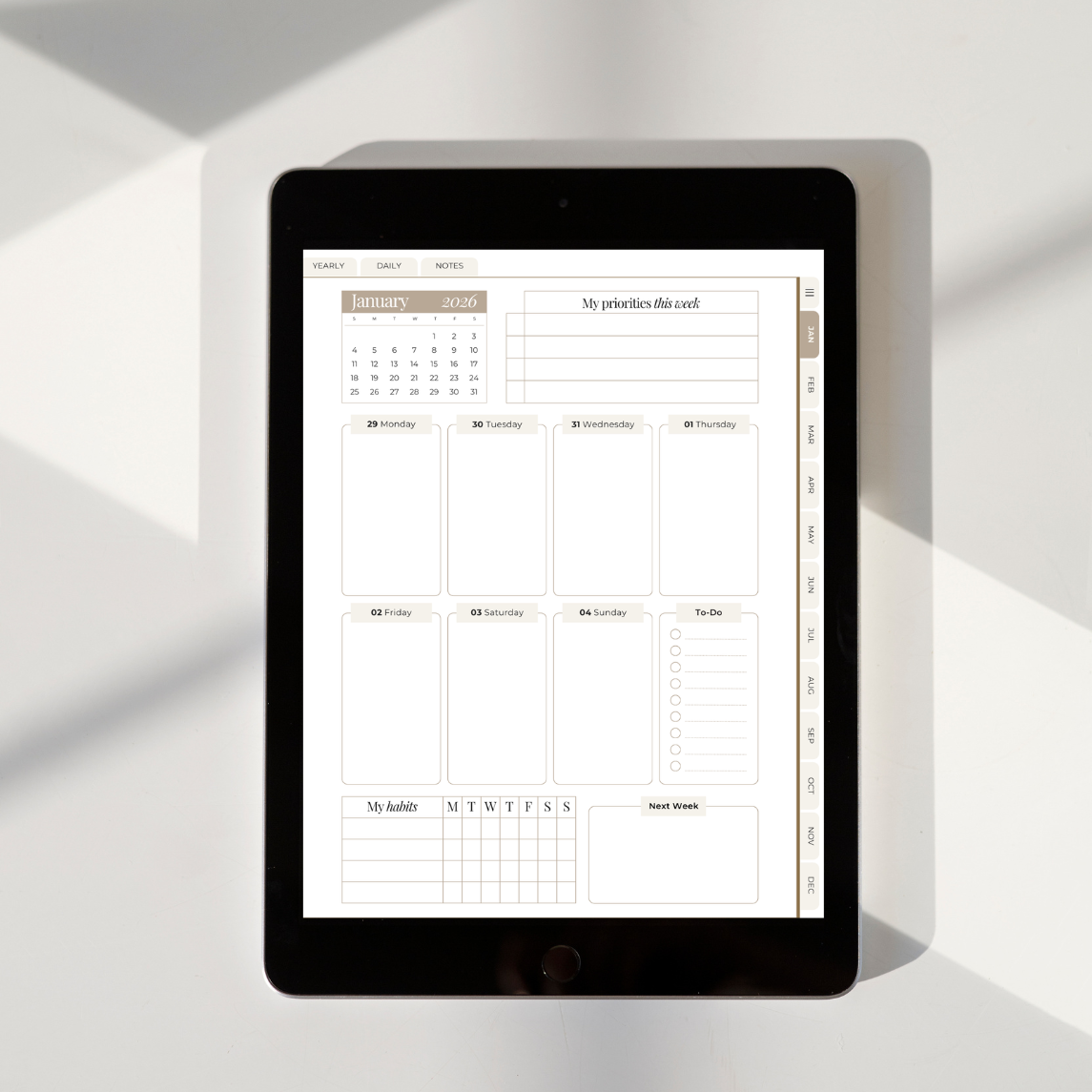 ACE 2026 Daily Planner